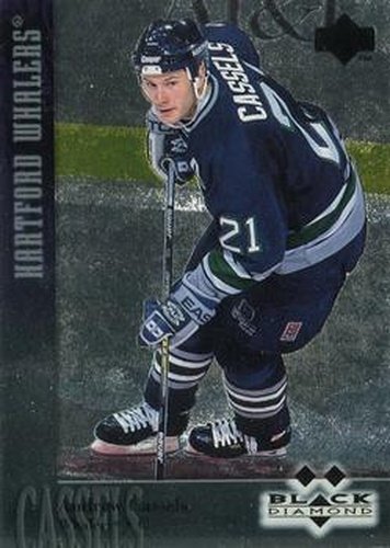 #123 Andrew Cassels - Hartford Whalers - 1996-97 Upper Deck Black Diamond Hockey