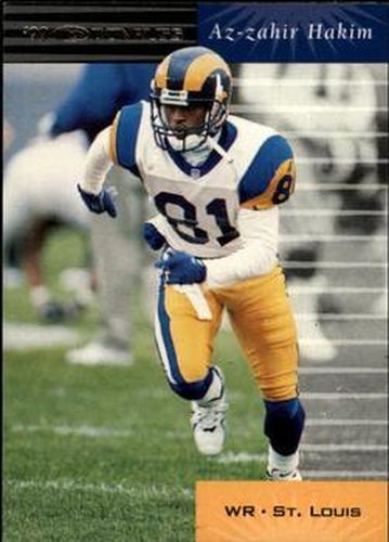 #123 Az-Zahir Hakim - St. Louis Rams - 1999 Donruss Football