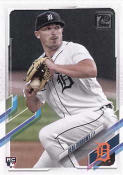 #123 Beau Burrows - Detroit Tigers - 2021 Topps Baseball