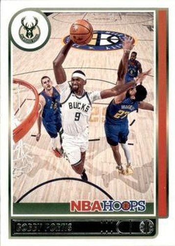#123 Bobby Portis - Milwaukee Bucks - 2021-22 Hoops Basketball