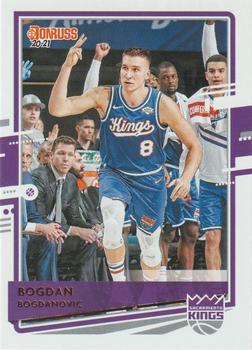 #123 Bogdan Bogdanovic - Sacramento Kings - 2020-21 Donruss Basketball