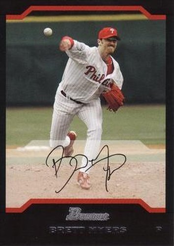 #123 Brett Myers - Philadelphia Phillies - 2004 Bowman Baseball