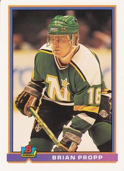 #123 Brian Propp - Minnesota North Stars - 1991-92 Bowman Hockey