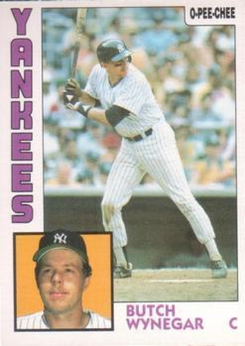 #123 Butch Wynegar - New York Yankees - 1984 O-Pee-Chee Baseball