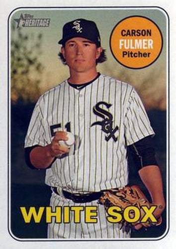 #123 Carson Fulmer - Chicago White Sox - 2018 Topps Heritage Baseball