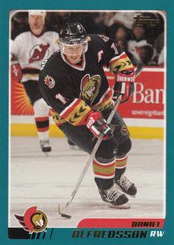 #123 Daniel Alfredsson - Ottawa Senators - 2003-04 Topps Hockey