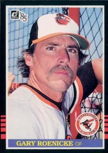 #123 Gary Roenicke - Baltimore Orioles - 1985 Donruss Baseball