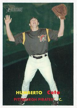 #123 Humberto Cota - Pittsburgh Pirates - 2006 Topps Heritage Baseball