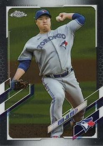 #123 Hyun-Jin Ryu - Toronto Blue Jays - 2021 Topps Chrome Baseball