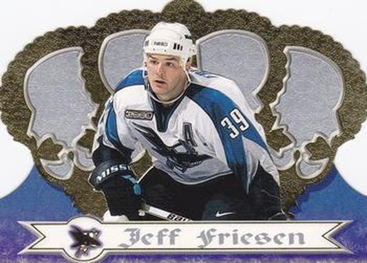 #123 Jeff Friesen - San Jose Sharks - 1999-00 Pacific Crown Royale Hockey