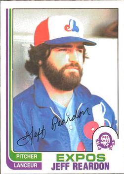 #123 Jeff Reardon - Montreal Expos - 1982 O-Pee-Chee Baseball