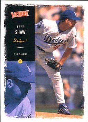 #123 Jeff Shaw - Los Angeles Dodgers - 2000 Upper Deck Victory Baseball