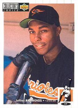 #123 Jeffrey Hammonds - Baltimore Orioles - 1994 Collector's Choice Baseball