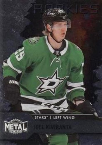 #123 Joel Kiviranta - Dallas Stars - 2020-21 Skybox Metal Universe Hockey
