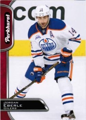 #123 Jordan Eberle - Edmonton Oilers - 2016-17 Parkhurst - Red Hockey