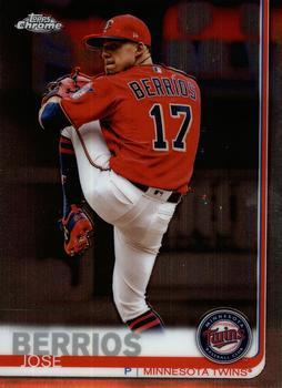 #123 Jose Berrios - Minnesota Twins - 2019 Topps Chrome Baseball