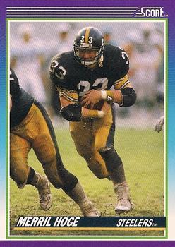 #123 Merril Hoge - Pittsburgh Steelers - 1990 Score Football