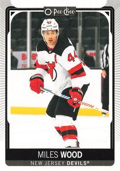 #123 Miles Wood - New Jersey Devils - 2021-22 O-Pee-Chee Hockey