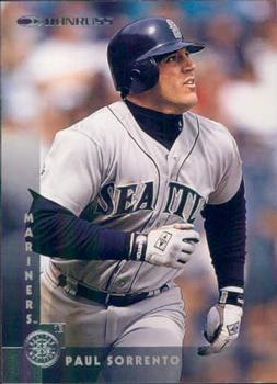 #123 Paul Sorrento - Seattle Mariners - 1997 Donruss Baseball