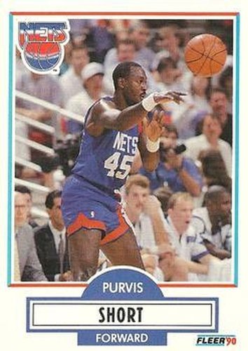#123 Purvis Short - New Jersey Nets - 1990-91 Fleer Basketball