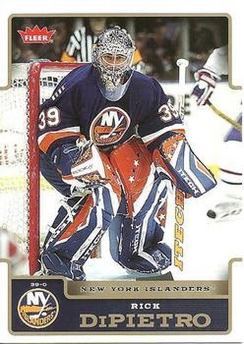 #123 Rick DiPietro - New York Islanders - 2006-07 Fleer Hockey
