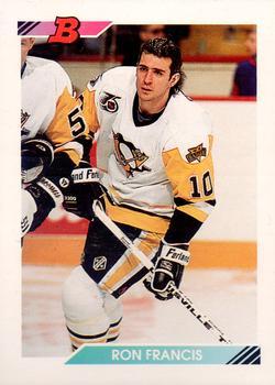 #123 Ron Francis - Pittsburgh Penguins - 1992-93 Bowman Hockey