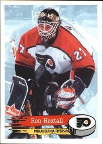#123 Ron Hextall - Philadelphia Flyers - 1995-96 Panini Hockey Stickers