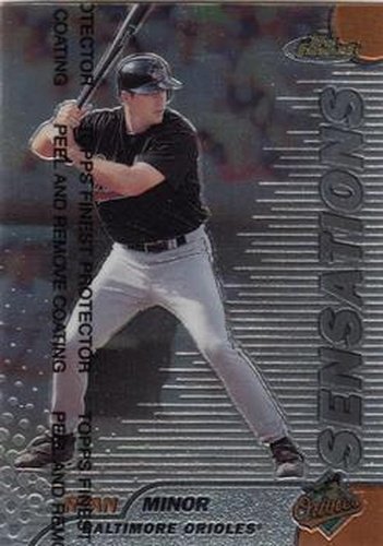 #123 Ryan Minor - Baltimore Orioles - 1999 Finest Baseball
