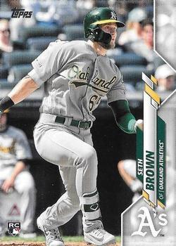 #123 Seth Brown - Oakland Athletics - 2020 Topps Baseball