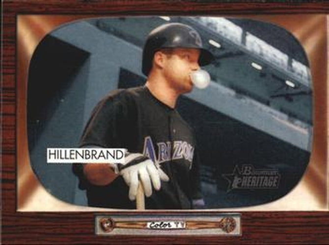 #123 Shea Hillenbrand - Arizona Diamondbacks - 2004 Bowman Heritage Baseball