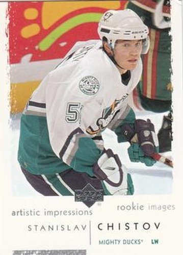#123 Stanislav Chistov - Anaheim Mighty Ducks - 2002-03 UD Artistic Impressions Hockey