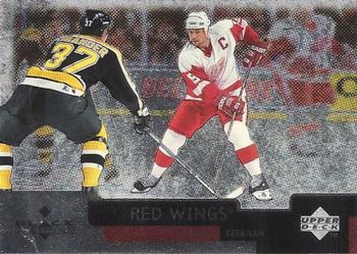#123 Steve Yzerman - Detroit Red Wings - 1997-98 Upper Deck Black Diamond Hockey