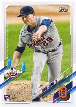 #123 Tarik Skubal - Detroit Tigers - 2021 Topps Opening Day Baseball