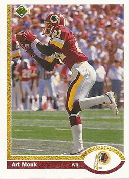 #123 Art Monk - Washington Redskins - 1991 Upper Deck Football