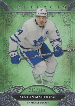#123 Auston Matthews - Toronto Maple Leafs - 2020-21 Upper Deck Artifacts Hockey