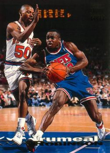 #123 Rumeal Robinson - New Jersey Nets - 1993-94 Stadium Club Basketball