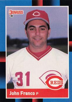 #123 John Franco - Cincinnati Reds - 1988 Donruss Baseball