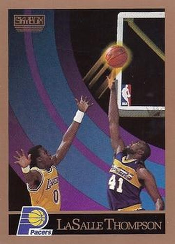 #123 LaSalle Thompson - Indiana Pacers - 1990-91 SkyBox Basketball
