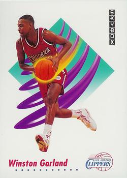 #123 Winston Garland - Los Angeles Clippers - 1991-92 SkyBox Basketball