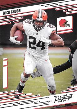 #123 Nick Chubb - Cleveland Browns - 2021 Panini Prestige Football