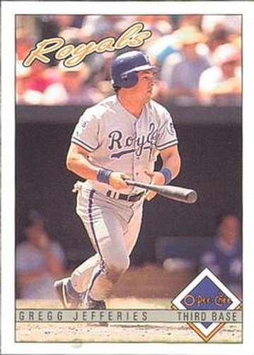 #123 Gregg Jefferies - Kansas City Royals - 1993 O-Pee-Chee Baseball