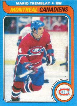 #123 Mario Tremblay - Montreal Canadiens - 1979-80 O-Pee-Chee Hockey