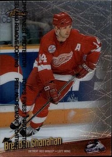 #123 Brendan Shanahan - Detroit Red Wings - 1998-99 Finest Hockey
