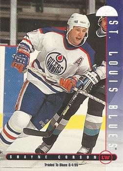 #123 Shayne Corson - St. Louis Blues - 1995-96 Leaf Hockey