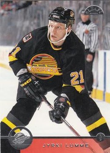 #123 Jyrki Lumme - Vancouver Canucks - 1996-97 Leaf Hockey