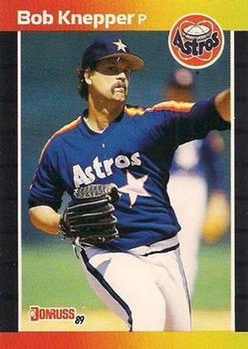 #123 Bob Knepper - Houston Astros - 1989 Donruss Baseball