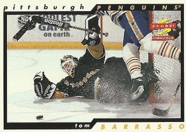 #124 Tom Barrasso - Pittsburgh Penguins - 1996-97 Score Hockey