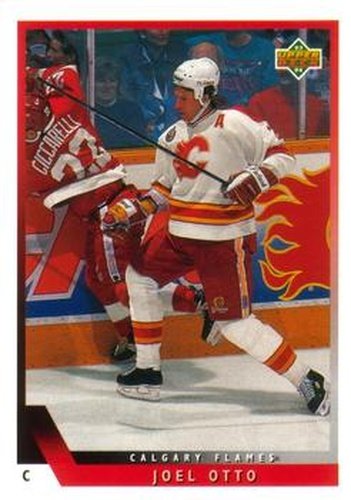 #124 Joel Otto - Calgary Flames - 1993-94 Upper Deck Hockey