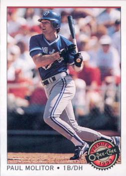 #124 Paul Molitor - Toronto Blue Jays - 1993 O-Pee-Chee Premier Baseball
