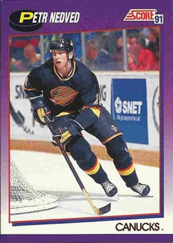 #124 Petr Nedved - Vancouver Canucks - 1991-92 Score American Hockey